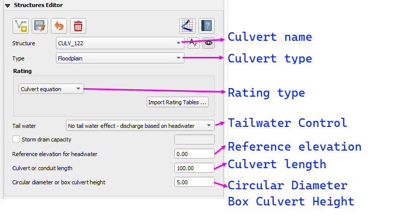 Structures Editor Interface